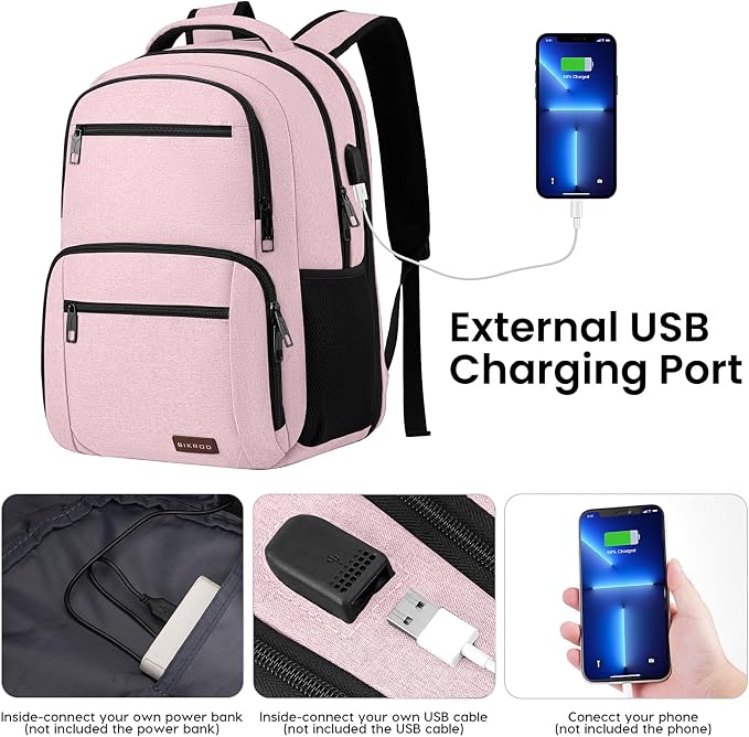 Backpack for Girls Women, School Backpack for Teen Boys, Lightweight Casual - Image 4