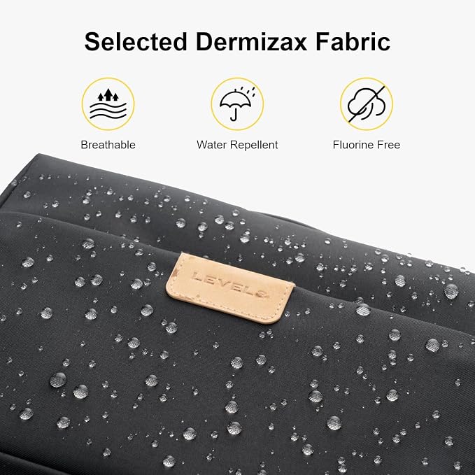 LEVEL8 Travel Toiletry Bag for Men Women, Water Repellent Shaving Bag for - Image 4