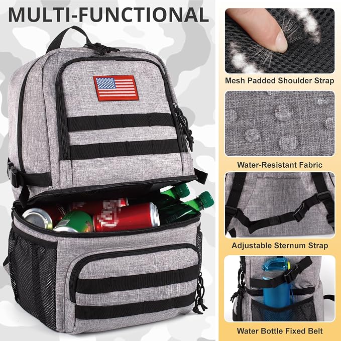 Tactical Double Deck Cooler Backpack - Image 5