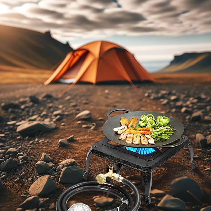 Vivicreate Single burner cast iron flame camping stove, include CSA listed - Image 3