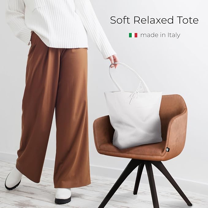 Italian Calf Leather Tote for Women - Image 4