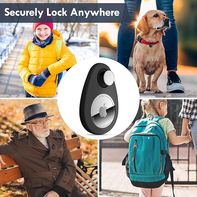 for Airtag Holder for Kids Hidden 2 Pack GPS Tracker Case, Anti-Removal - Image 3