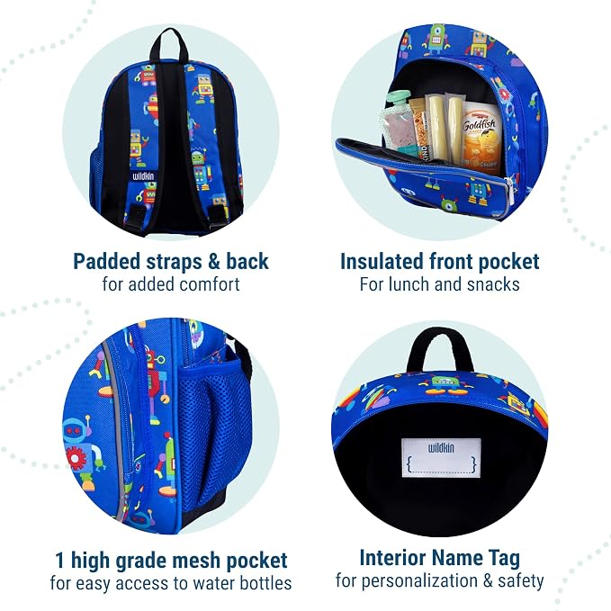 Wildkin 12-inch Kids Backpack – Padded, Adjustable - Image 3