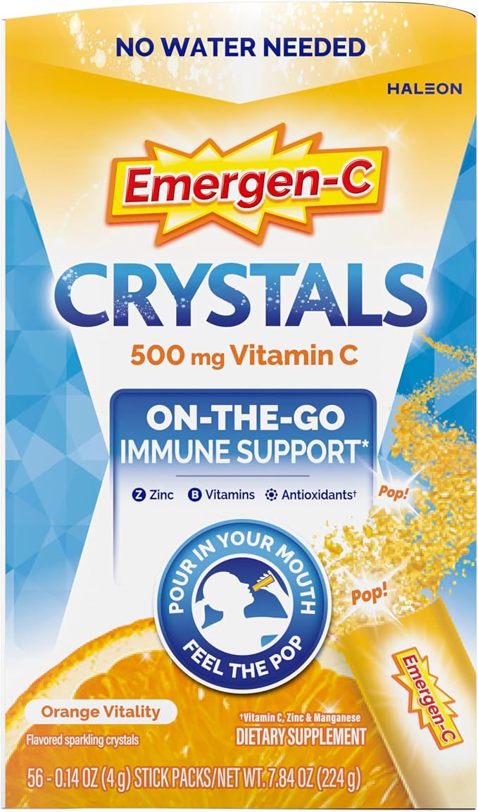 Emergen-C Crystals, On-the-Go Emergen-C Immune Support Supplement - Image 10