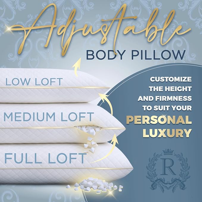 Royal Therapy Body Pillow for Adults – 20x54 Full Body Pillow for Side Sleeper - Image 5