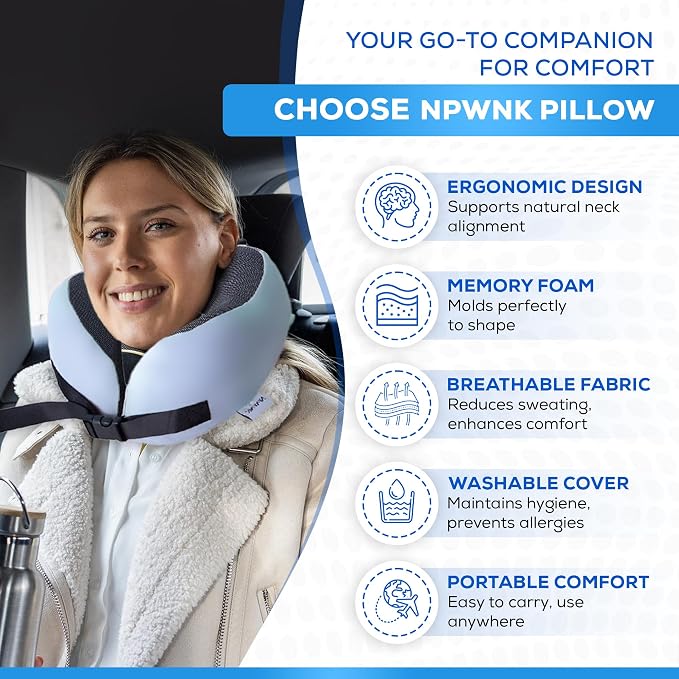 Pure Memory Foam Travel Pillows - Image 6
