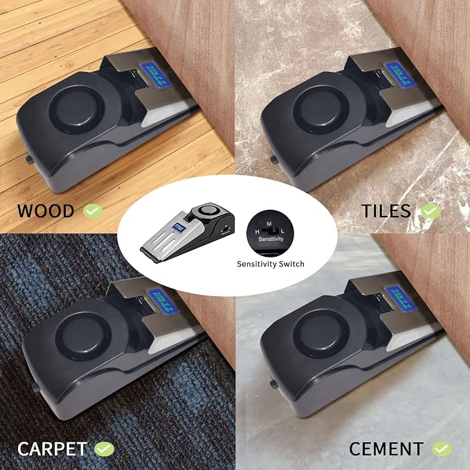ZZRUI 2 Pack Door Stop Alarm - Image 7