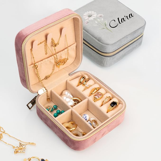 Custom Birth Month Flower Jewelry Box - Image 2