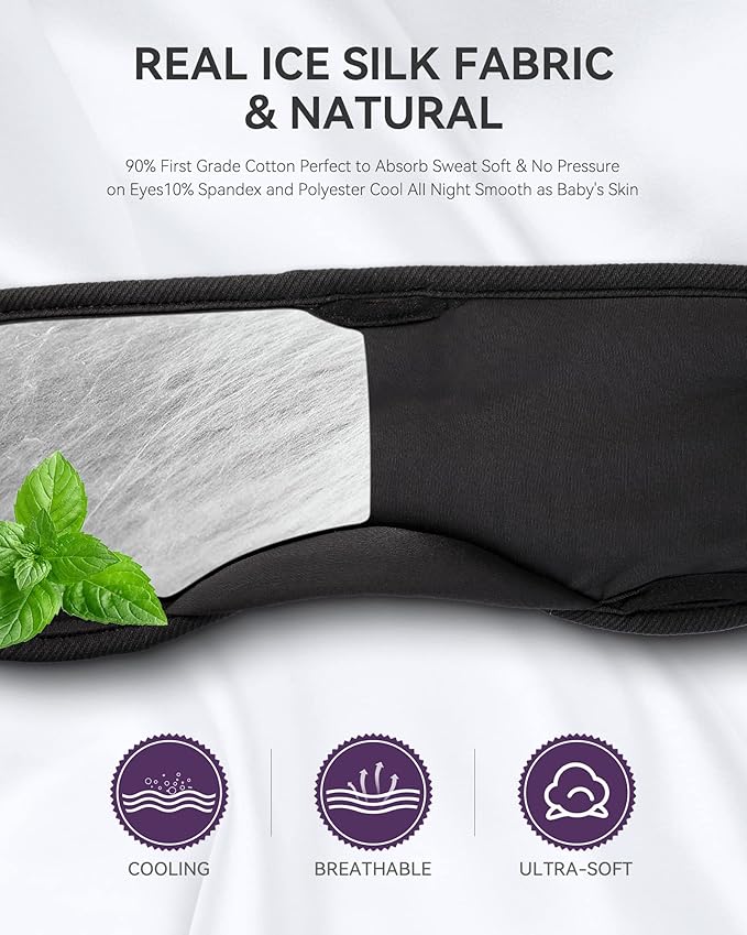 MUSICOZY Sleep Headphones Bluetooth 5.4 Headband Headphones Super Soft & - Image 3