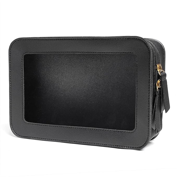 LETGO Clear Makeup Bags, TSA Approved Toiletry Bag by LETGO