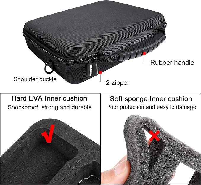 PellKing Hard Case for GoPro Hero 13/12/11/10/9/8/7/2018/6/5 Blcak/4 Silvery - Image 6