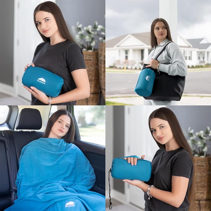 BlueHills Ultra Compact Travel Blankets - Image 2