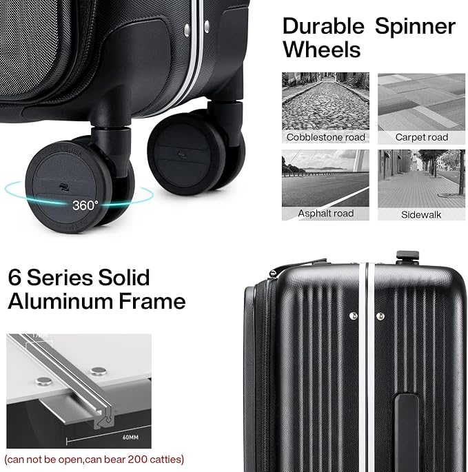Hanke Grace Hard Shell Suitcases - Image 4