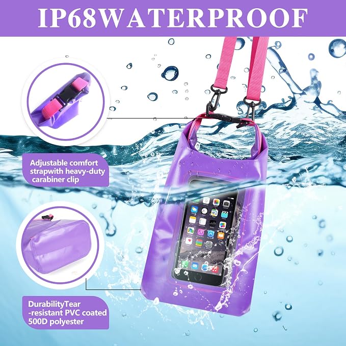 IP68 Waterproof Dry Bag, 2L - Image 3