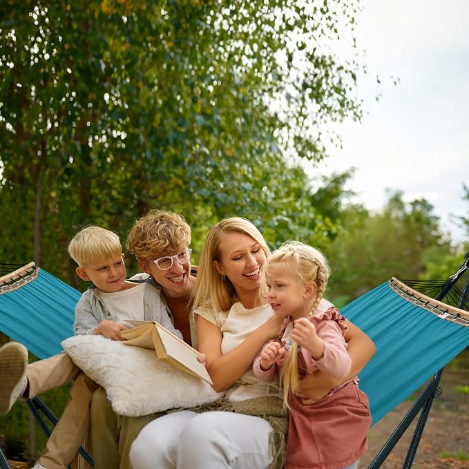 Tranquillo Hammock with Stand Heavy-Duty, Hammock Quick Fold Unfold, Steel - Image 9
