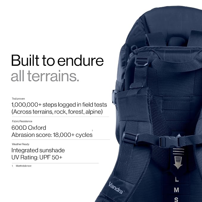 Vandra™ River - Scandinavian Hiking Baby Carrier Backpack - Gravity Lock™ - Image 6