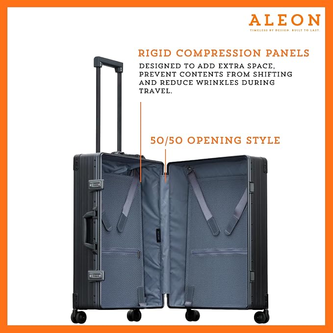 Aleon All Aluminum Lightweight 26" Carry-On Luggage - Image 3