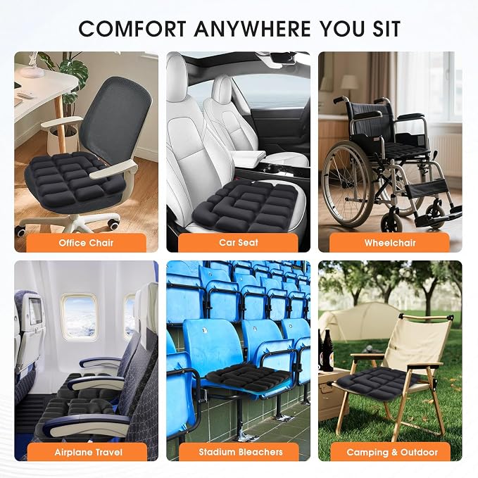3D Inflatable Seat Cushion for Airplane Travel - Image 9