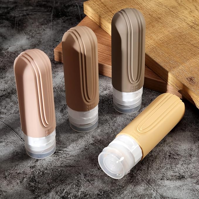Travel Bottles for Toiletries, Tsa Approved 3oz Travel Size Containers BPA Free - Image 8