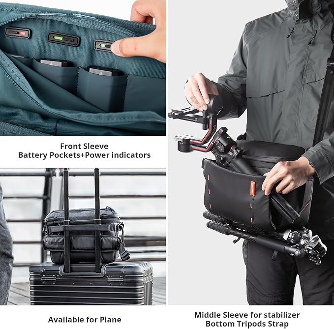 PGYTECH OneMo Sling Camera Bag 7L-9L, waterproof Crossbody Camera Shoulder Bag - Image 6