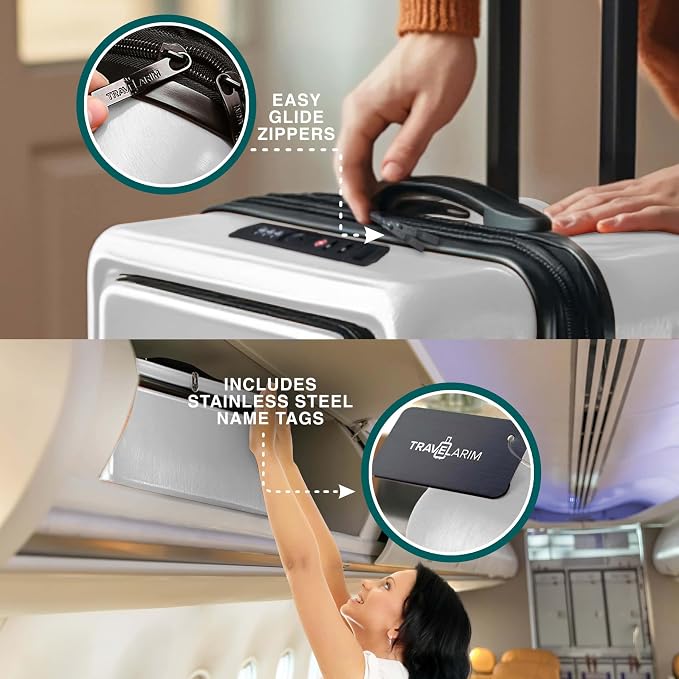 Luggage Sets 3 Piece, 22 Inch Carry on Luggage and 24 Inch Suitcases - Image 9