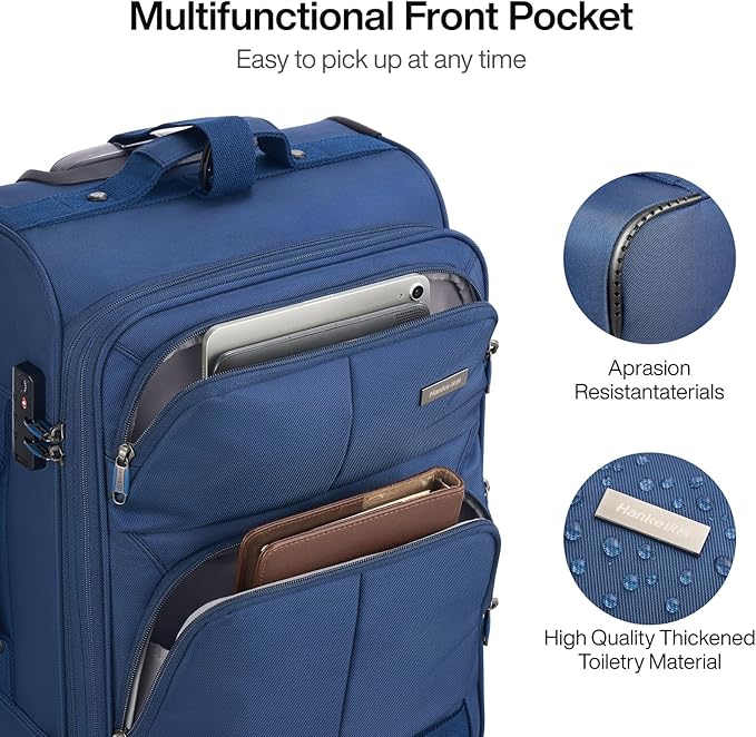 Hanke 28 Inch Softside Expandable Luggage - Image 5