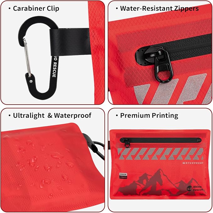 RHINO RESCUE Small First Aid Kit Ultralight Waterproof Medical Kit - Image 4