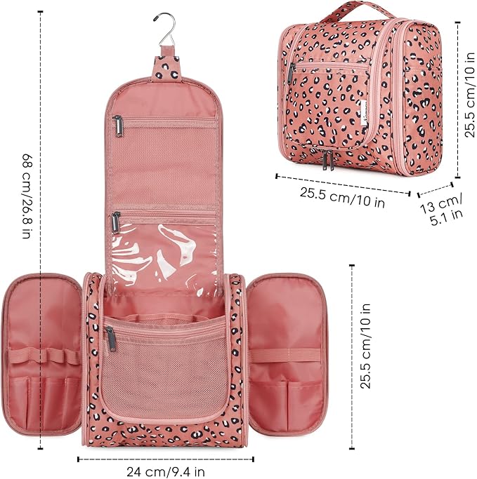 Narwey Hanging Cheetah Toiletry Bag - Image 6
