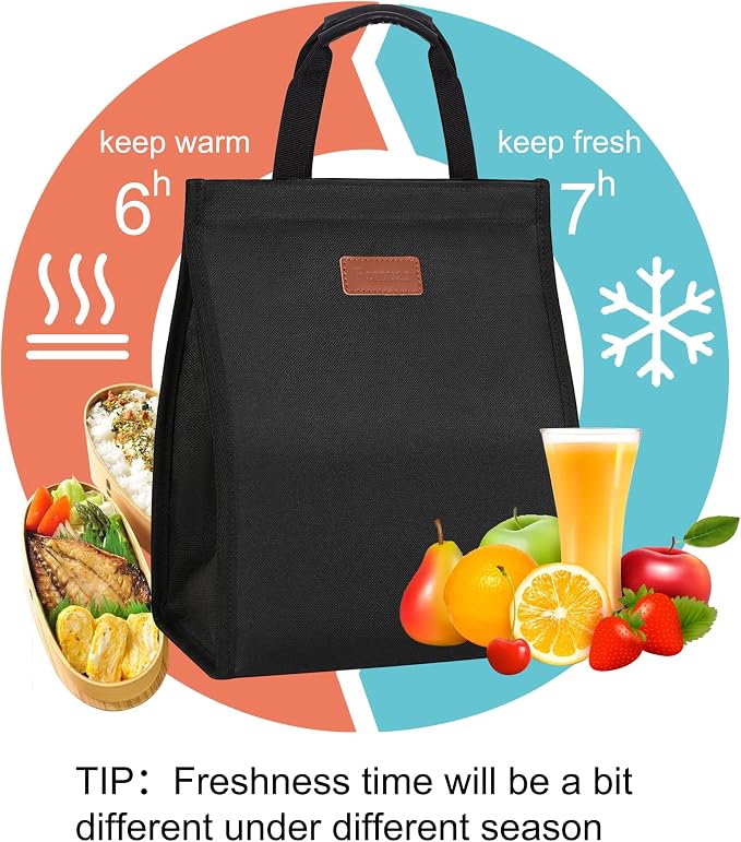 Lunch Bags for Women Insulated Reusable Lunch Tote - Image 4