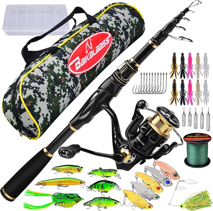 Fishing Rod and Reel Combo by BAIKALBASS