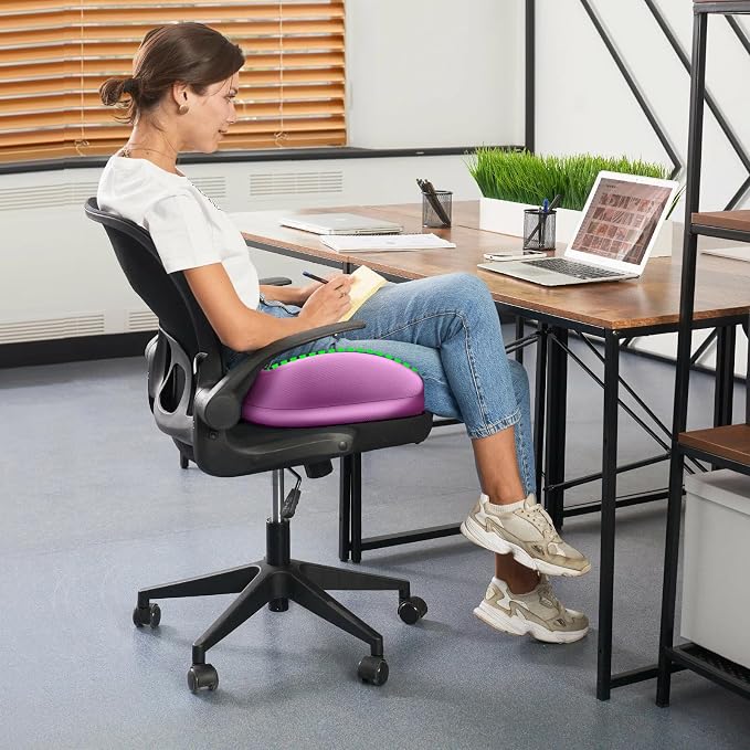 Benazcap Large Seat Cushion for Office Chair Memory Foam Coccyx Pain Relief - Image 8