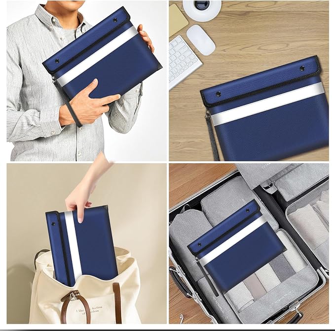 5200°F Heat Insulated Fireproof Document Bag - Image 7