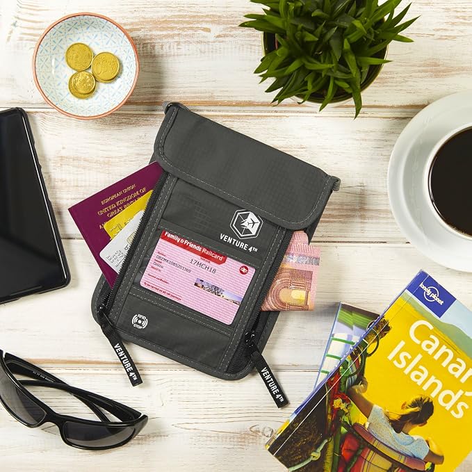 VENTURE 4TH Passport Holder Neck Wallet - Image 6