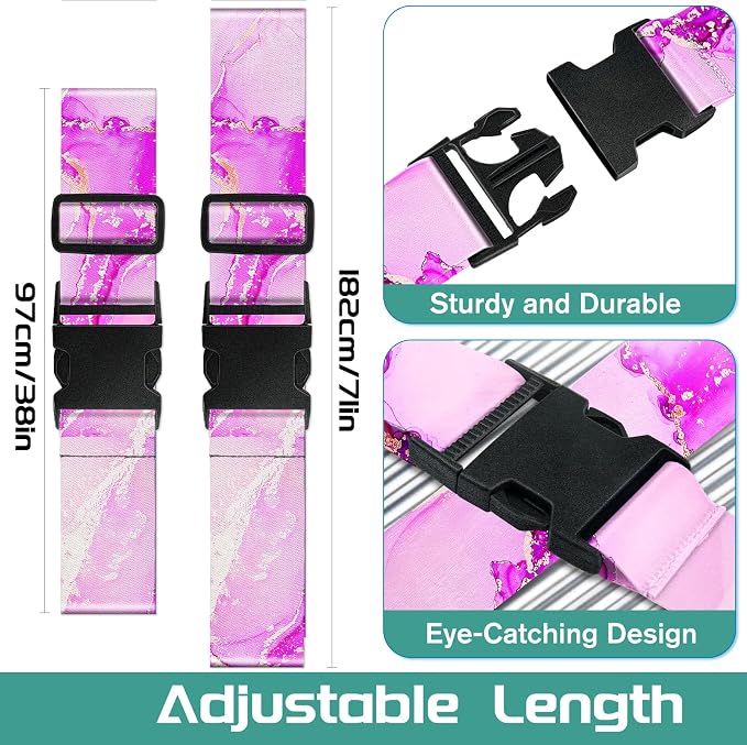 Slohif Luggage Straps for Suitcases Travel Belt Accessories Luggage Connector - Image 2