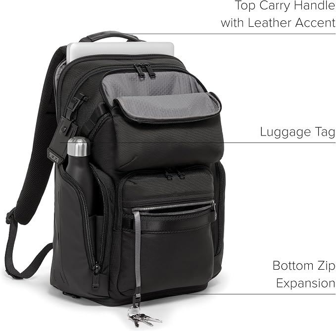 TUMI - Alpha Bravo Nomadic Backpack - Men's Durable Carry On Bag - 18.8" X - Image 4