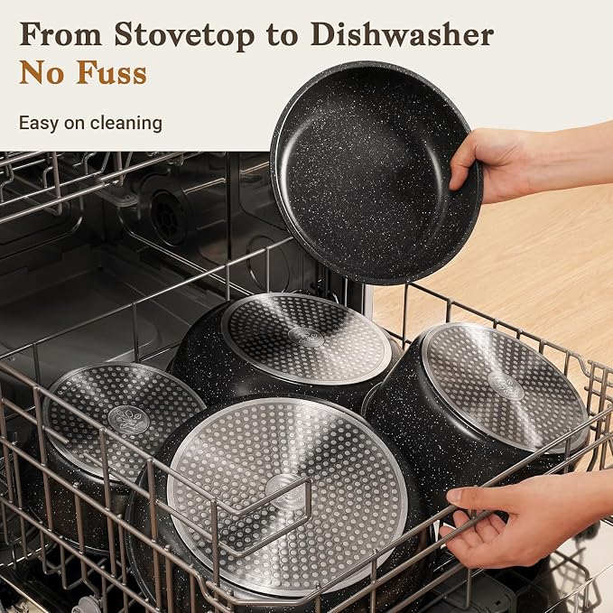 15Pcs Pots and Pans Set Non Stick, Cookware Sets - Image 6