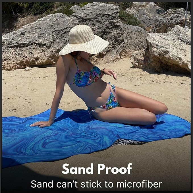 ECCOSOPHY Microfiber Beach Towel - Image 6