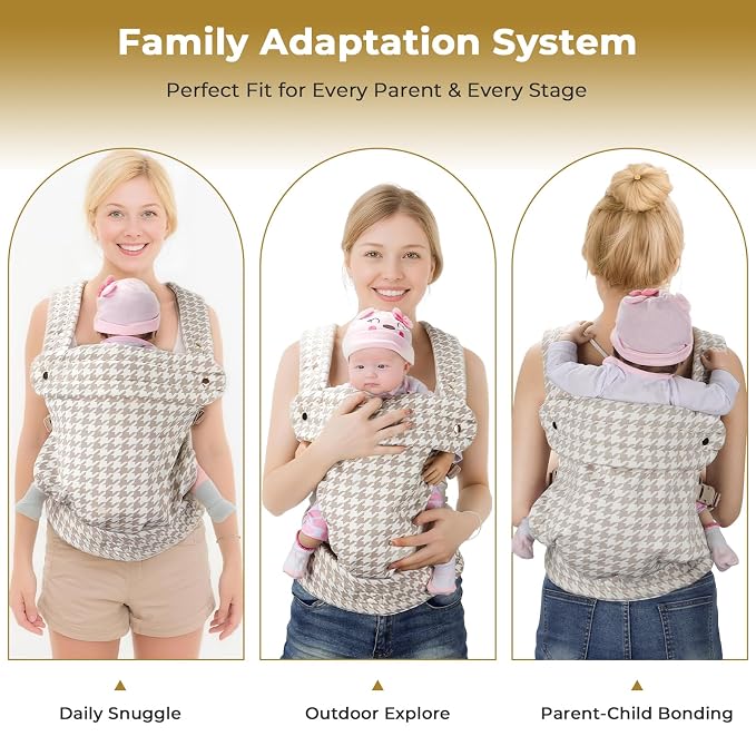 CycleMore Ergonomic Baby Carrier Newborn to Toddler - Image 4