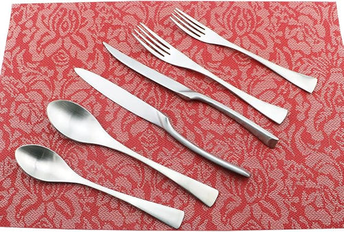 6-Piece Flatware Set, Extra Thick Heavy Duty - Image 2