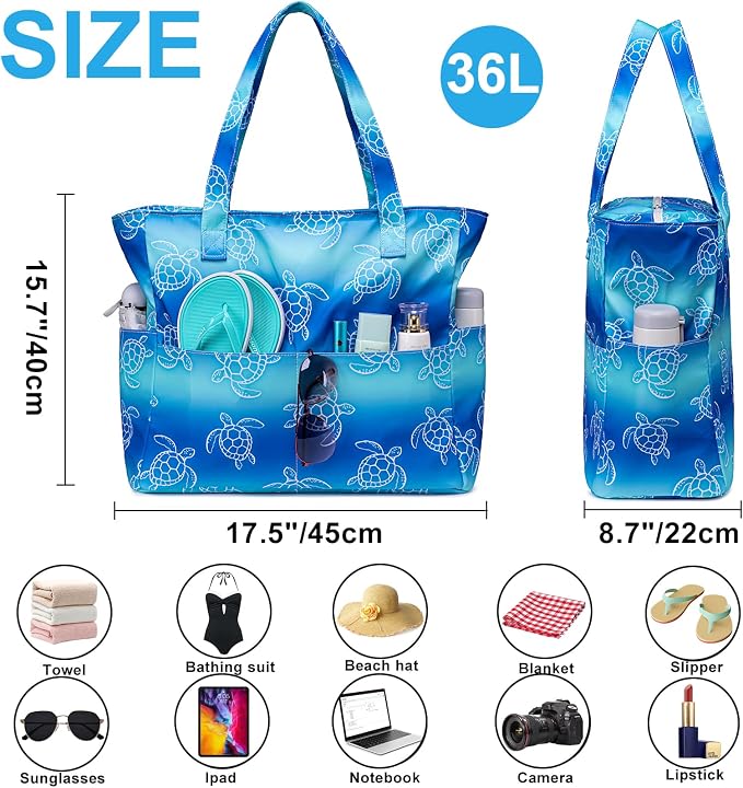 Waterproof Beach Tote Pool Bags - Image 4