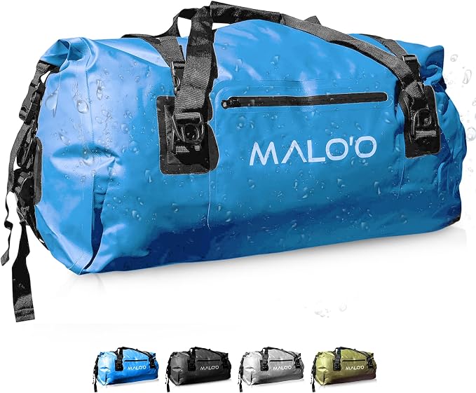 Malo'o Waterproof Dry Bag Duffel 40L/60L/100L, Roll Top Duffel Keeps Gear Dry by Maloo