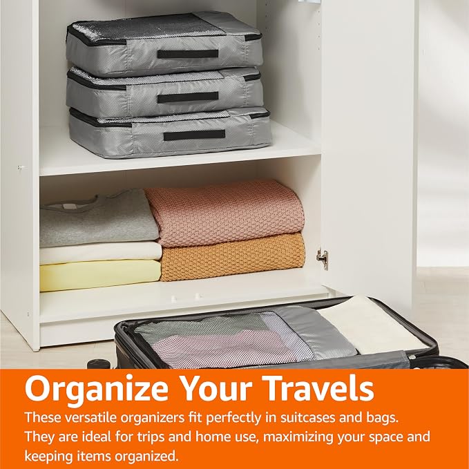 Amazon Basics 4 Piece Packing Cubes Travel Organizer Set - Image 7