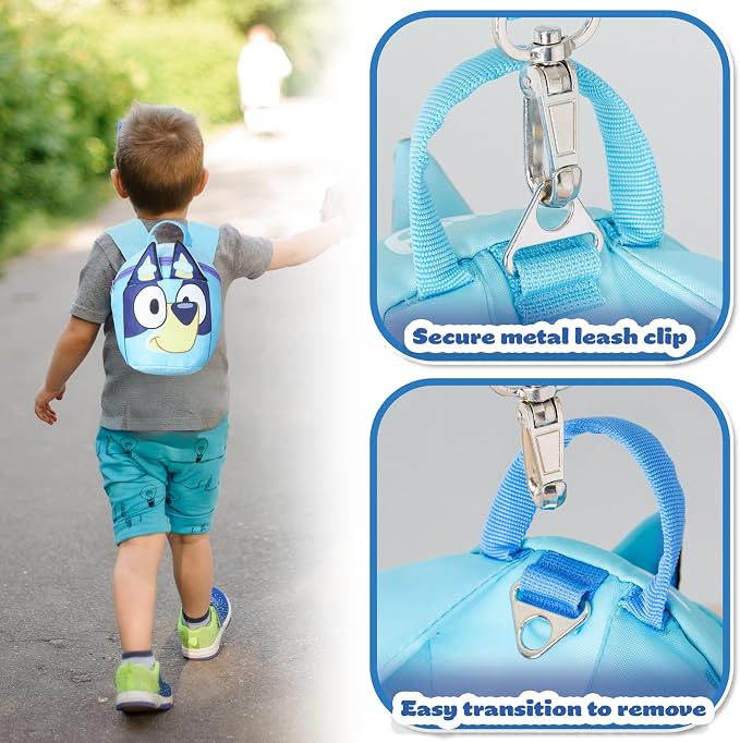 Bluey Backpack with Toddler Safety Harness - Image 4