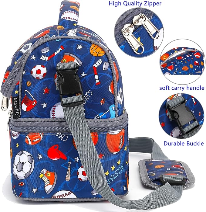 FlowFly Double Decker Cooler Insulated Lunch Bag Large Tote - Image 5