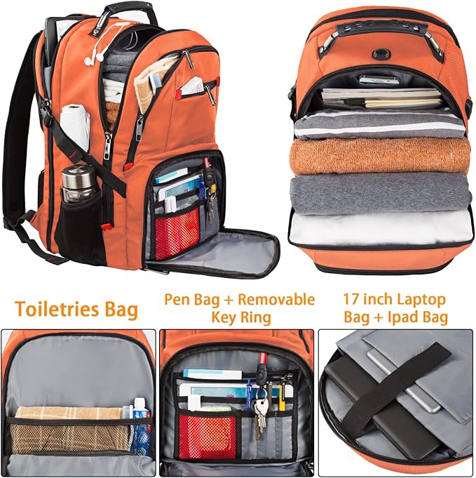Extra Large 50L Travel Laptop Backpack, Computer bag Backbag - Image 3