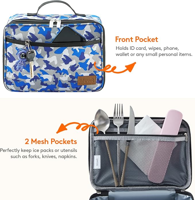 Lifewit Freezable Lunch Box, Insulated Reusable Lunch Bag - Image 5