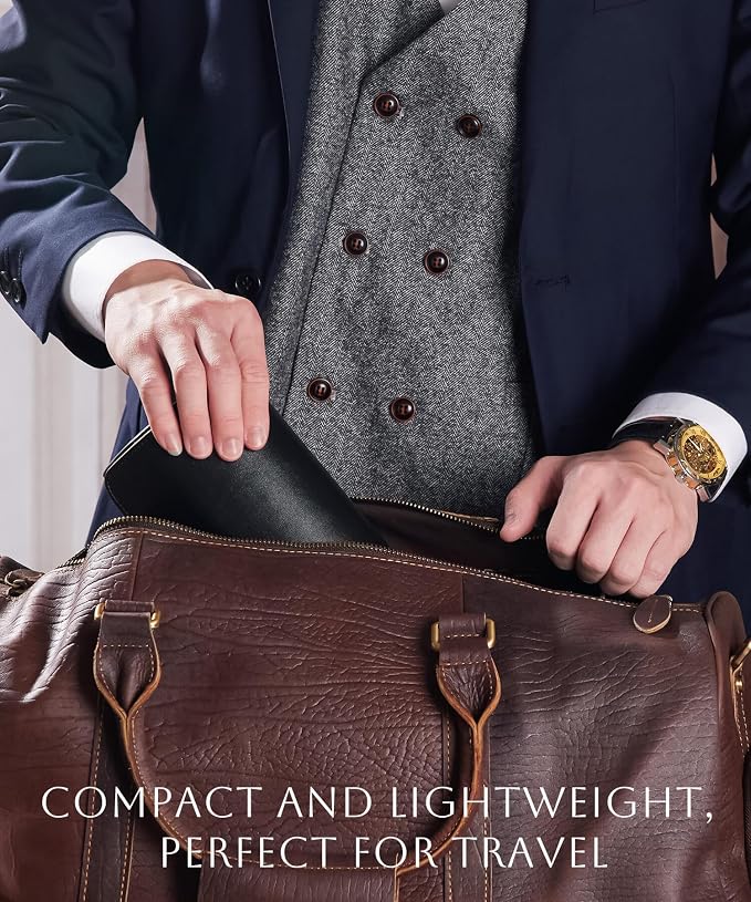 Homde Travel Watch Box Leather: Traveling Case - Image 7