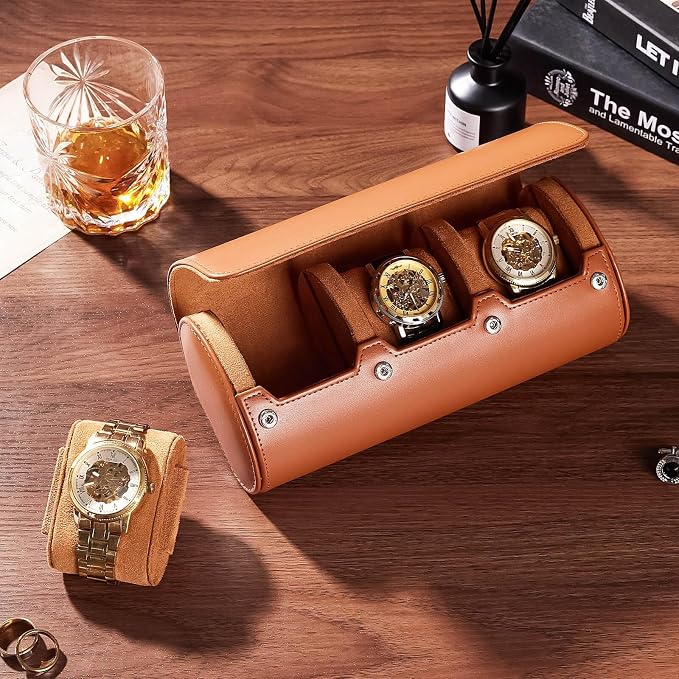 Homde Travel Watch Box Leather: Traveling Case - Image 9