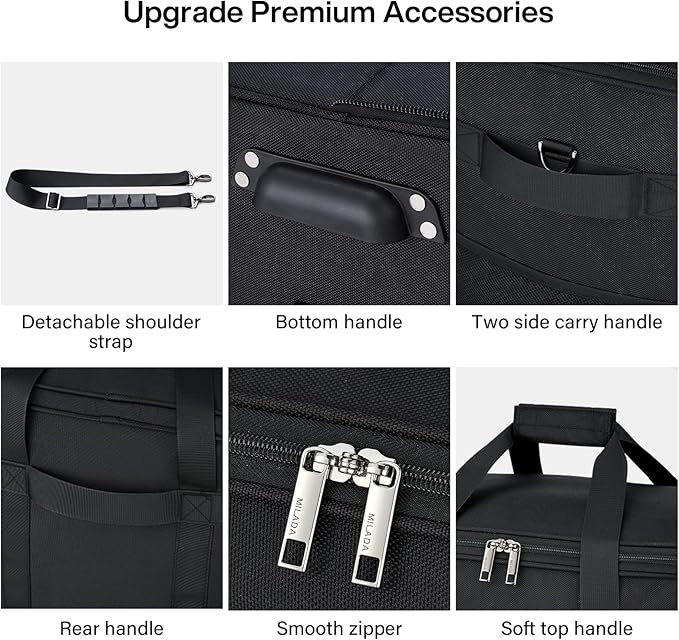 MILADA Expandable Luggage Bags for Travel Foldable Suitcase - Image 6