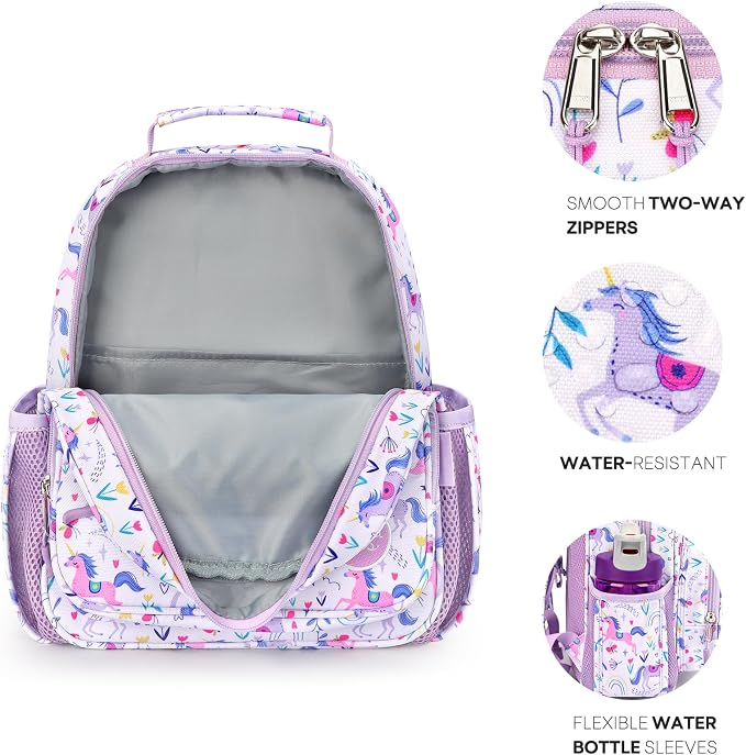 mibasies Toddler Backpack for Girls 2-4: Cute Kids Backpacks for Girls - Image 2